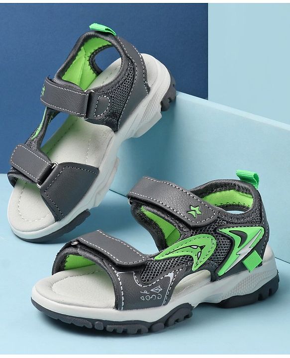 Cute Walk by Babyhug Sandals with Velcro Closure - Blue