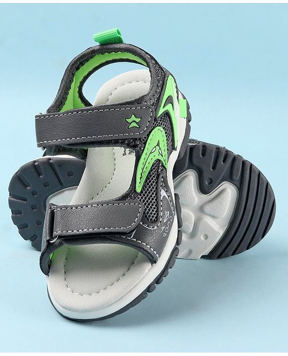 Cute Walk by Babyhug Sandals with Velcro Closure - Blue