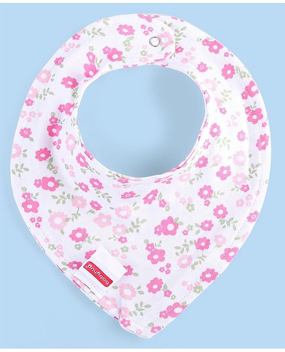 Babyhug Drool Bibs Pack of 5 - Multicolor