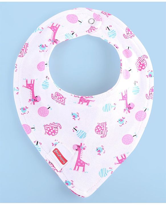Babyhug Drool Bibs Pack of 5 - Multicolor