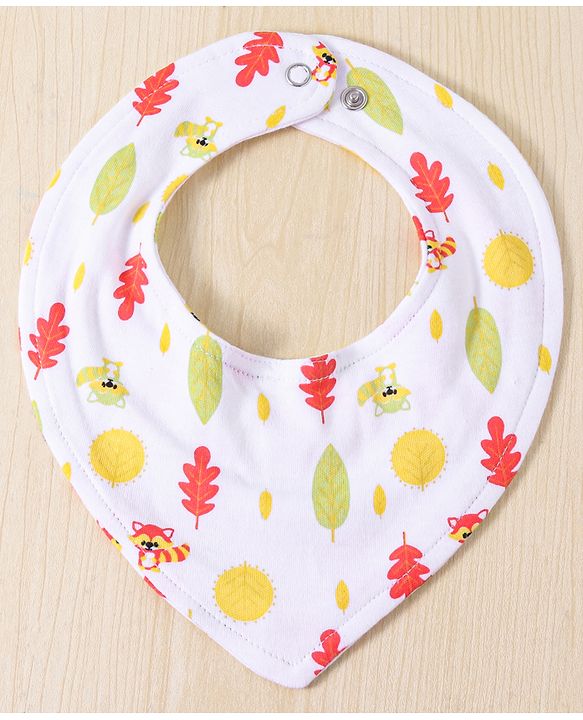 Babyhug Drool Bibs Pack of 5 - Multicolor