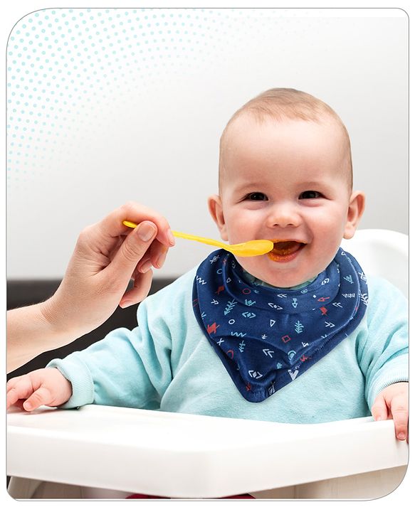 Babyhug Drool Bibs Pack of 5 - Multicolor