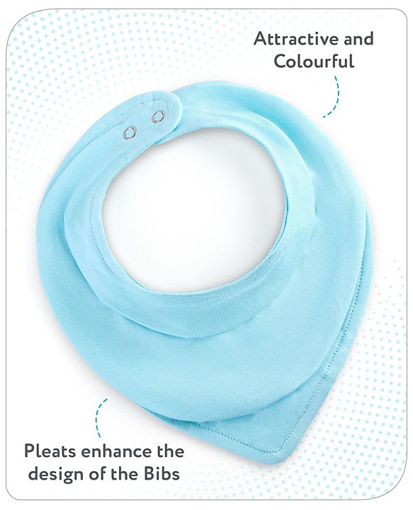 Babyhug Drool Bibs Pack of 5 - Multicolor