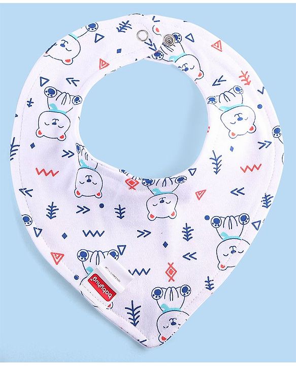 Babyhug Drool Bibs Pack of 5 - Multicolor