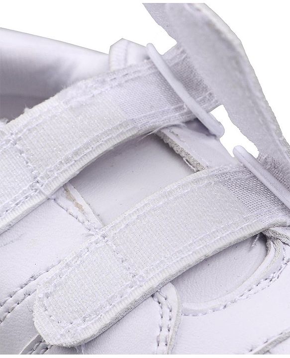 Pine Kids Non Lace School Shoes - White