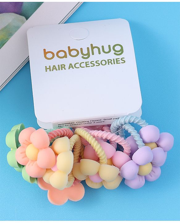 Babyhug Hair Rubber Bands Multicolor Free Size Girl