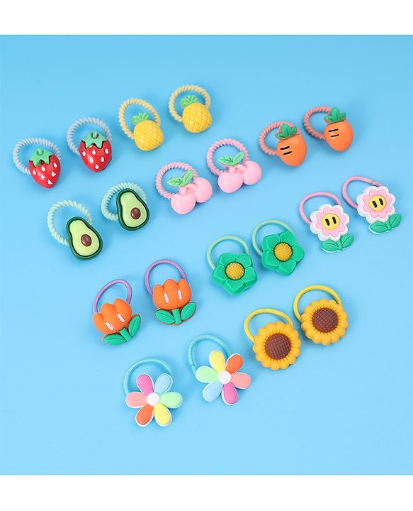 Babyhug Hair Rubber Bands - Multicolor