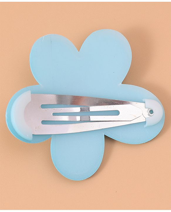 Babyhug Hair Pins And Clips with Floral Applique Free Size Pack of 6 - Pink