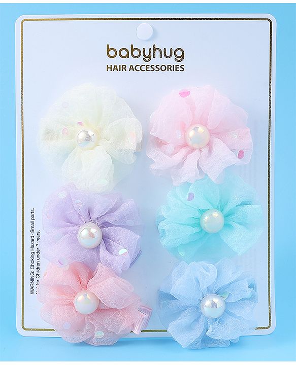 Babyhug Hair Pins And Clips - Multicolor