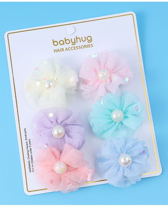 Babyhug Hair Pins And Clips - Multicolor