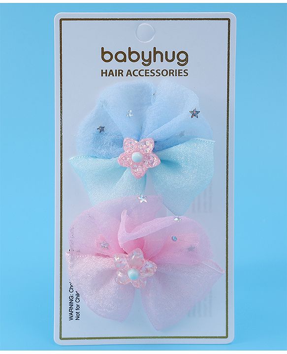 Babyhug Hair Pins And Clips Free Size - Multicolor