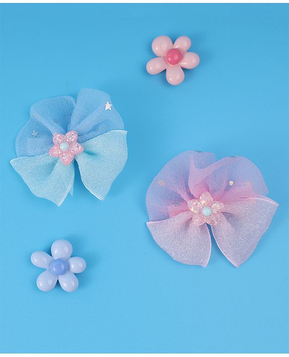 Babyhug Hair Pins And Clips Free Size - Multicolor