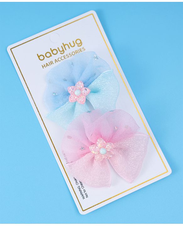 Babyhug Hair Pins And Clips Free Size - Multicolor