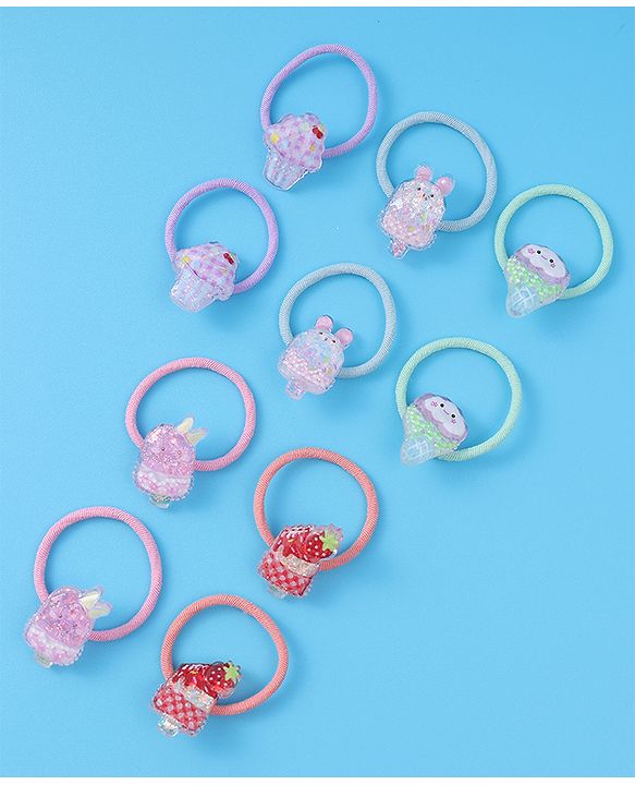 Babyhug Hair Rubber Bands - Multicolor