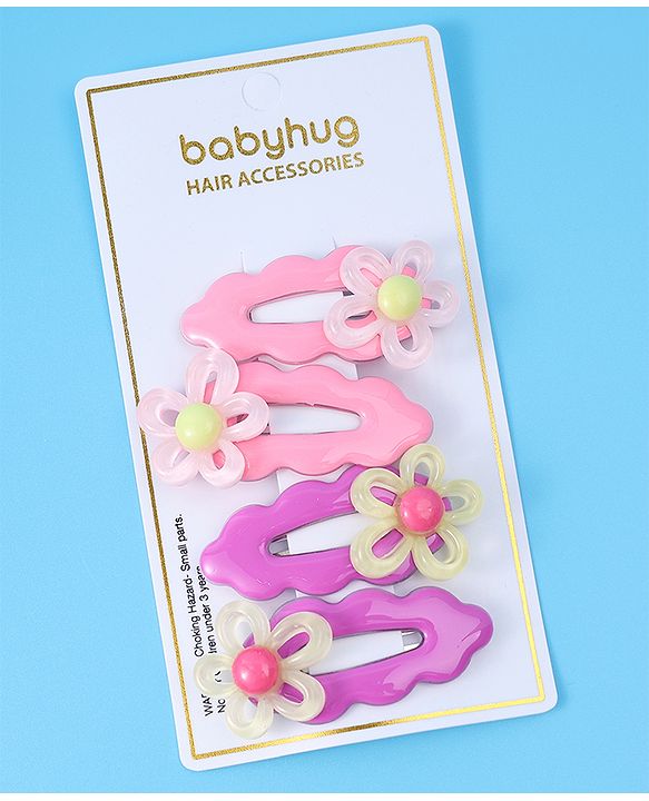 Babyhug Snap Clips Free Size - Multicolor