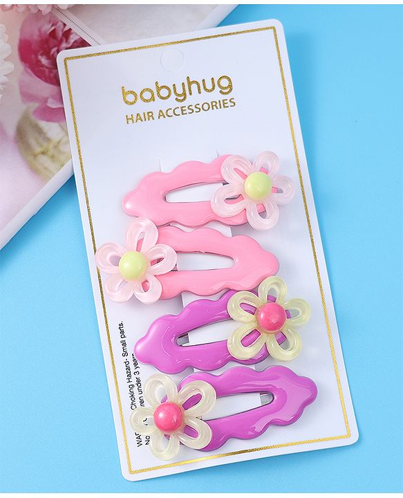 Babyhug Snap Clips Free Size - Multicolor
