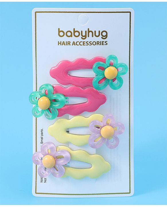 Babyhug Snap Clips Free Size - Multicolor