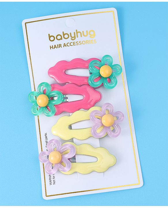 Babyhug Snap Clips Free Size - Multicolor