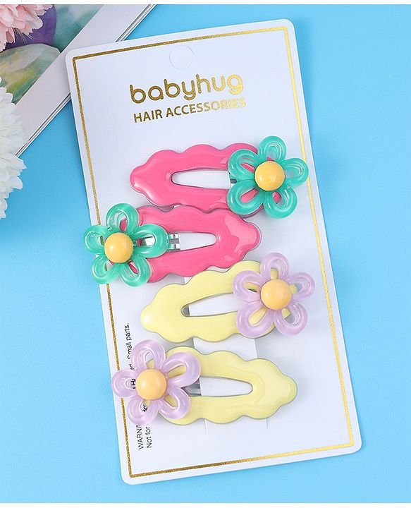 Babyhug Snap Clips Free Size - Multicolor