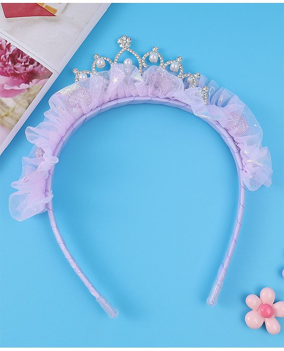 Pine Kids Hair Bands Free Size - Purple