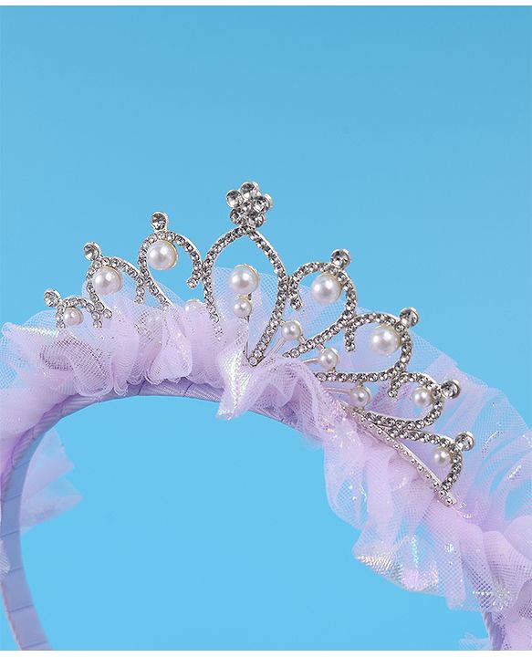 Pine Kids Hair Bands Free Size - Purple