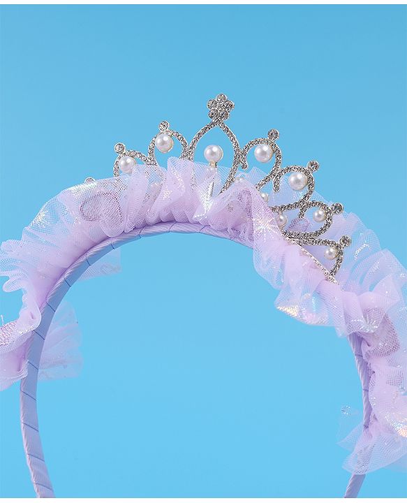 Pine Kids Hair Bands Free Size - Purple