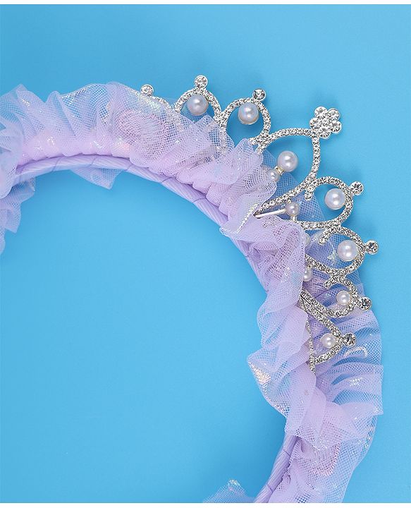 Pine Kids Hair Bands Free Size - Purple