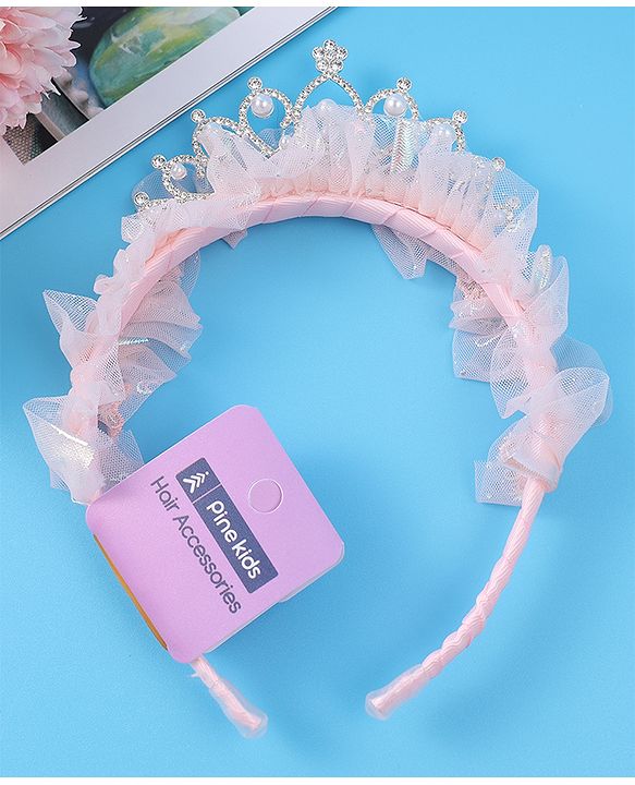 Pine Kids Hair Bands Free Size - Pink