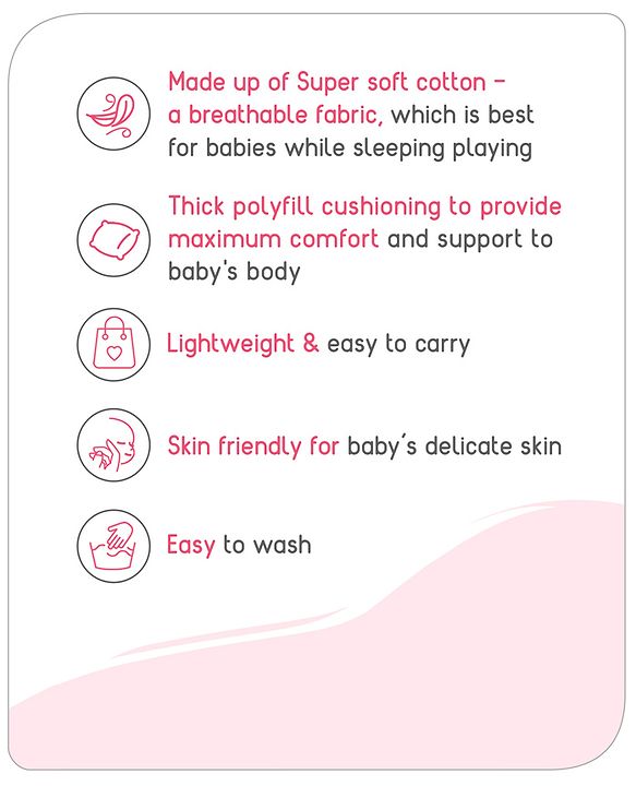 Babyhug Premium Bedding Super Saver Combo Fox Print Set of 3 - Lilac| 100% Cotton Fabric| New Born Gifting Option| For Boys and Girls| Pillows and Bolsters| Light Weight and Travel Friendly| Baby Safe Material| Delicate on Baby's skin| Breathable Fab
