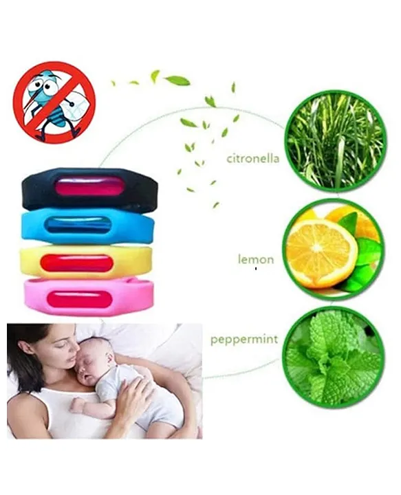 thumbnail image 2 of Mosquito Repellent Bracelets 1 Pack With 10 Refills - DEET Free Natural Protection For Kids & Adults 2 of 4