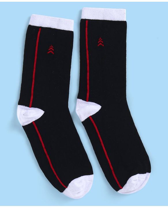 Pine Kids Cotton Knit Ankle Length Color Block Socks Pack Of 3 (Color May Vary)