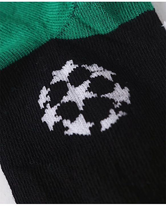 Pine Kids Knit Ankle Length Socks with Stars Design & Color Block Pack of 3 (Color May Vary)