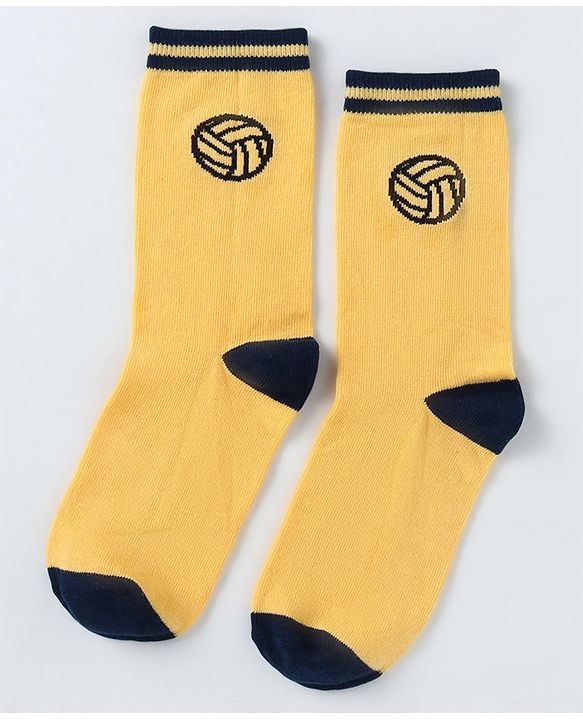 Pine Kids Cotton Knit Ankle Length Sport Theme Socks Pack Of 5 (Color May Vary)