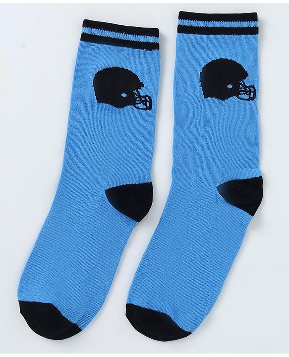 Pine Kids Cotton Knit Ankle Length Sport Theme Socks Pack Of 5 (Color May Vary)
