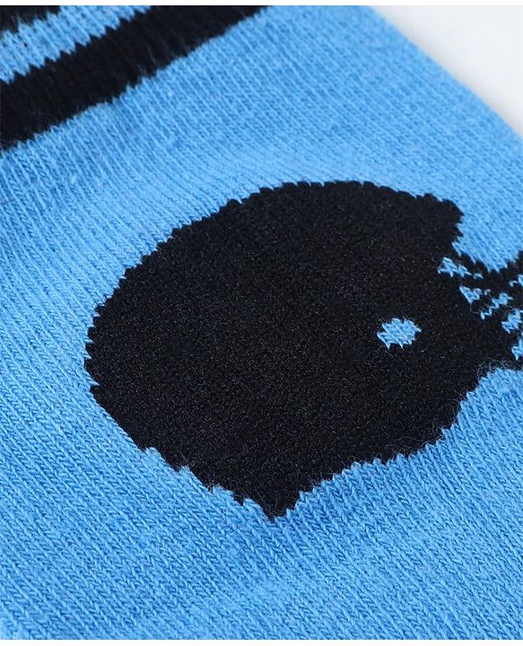 Pine Kids Cotton Knit Ankle Length Sport Theme Socks Pack Of 5 (Color May Vary)