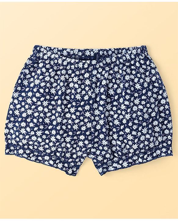 Pine Kids Cotton Lycra Knit Bloomer with Floral Print Pack of 3 - ( Color May Vary )