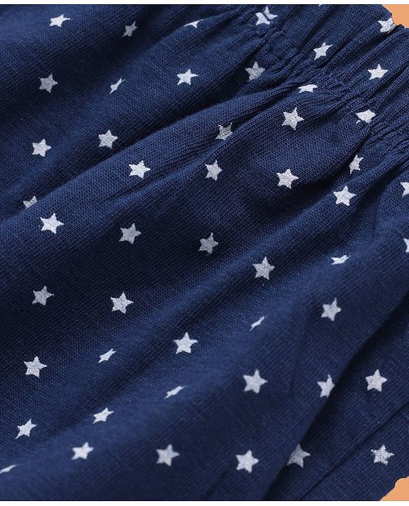 Pine Kids Cotton Lycra Knit Stars Printed Bloomers Pack of 3 (Colour May Vary)