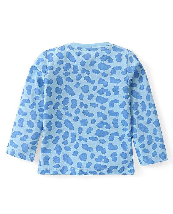 Babyhug Cotton Knit Full Sleeves T-Shirt with Animal Print  Pack of 3- Multicolor