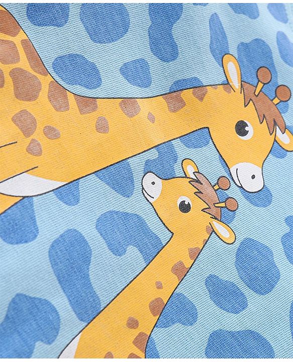 Babyhug Cotton Knit Full Sleeves T-Shirt with Animal Print  Pack of 3- Multicolor