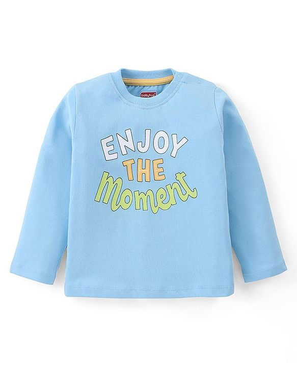 Babyhug Cotton Knit Full Sleeves T-Shirt with Animal & Text Print Pack of 3 - Multicolor