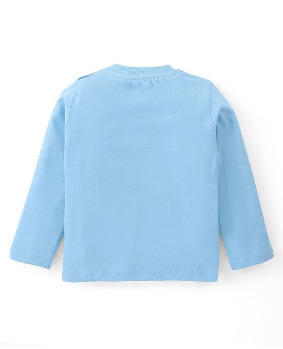 Babyhug Cotton Knit Full Sleeves T-Shirt with Animal & Text Print Pack of 3 - Multicolor