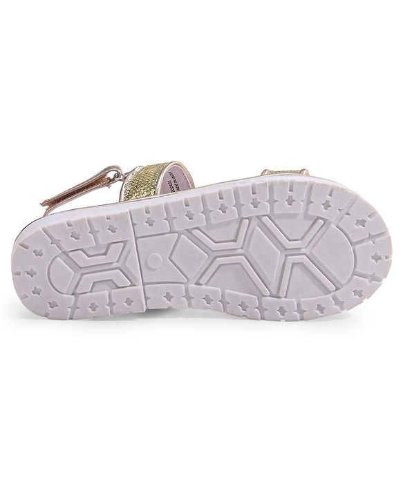 Pine Kids Velcro Closer Sandals with Sequence Design - Lilac