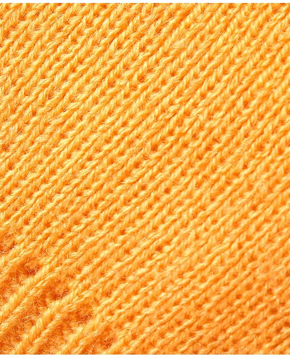 Babyhug Knited Full Sleeves Front Open Solid Colour Sweater - Mustard