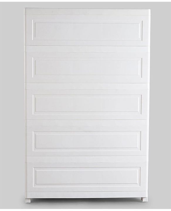 Babyhug 3 Layers High Density Storage Cabinate - White