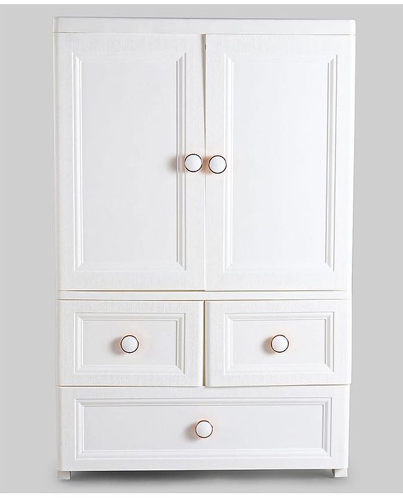 Babyhug 3 Layers High Density Storage Cabinate - White