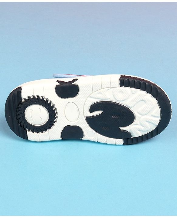 Cute Walk by Babyhug Velcro Closure Sandals with Butterfly Applique - Blue