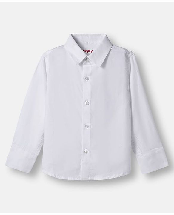 Babyhug Woven Full Sleeves Solid Party Shirt & Jeans Set With Blazer - Light Blue