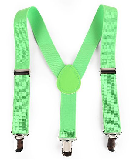 Babyhug Y Shape Suspenders - Green