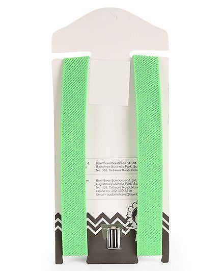 Babyhug Y Shape Suspenders - Green