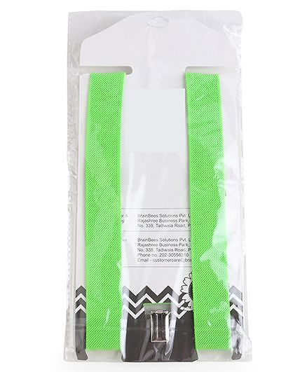Babyhug Y Shape Suspenders - Green